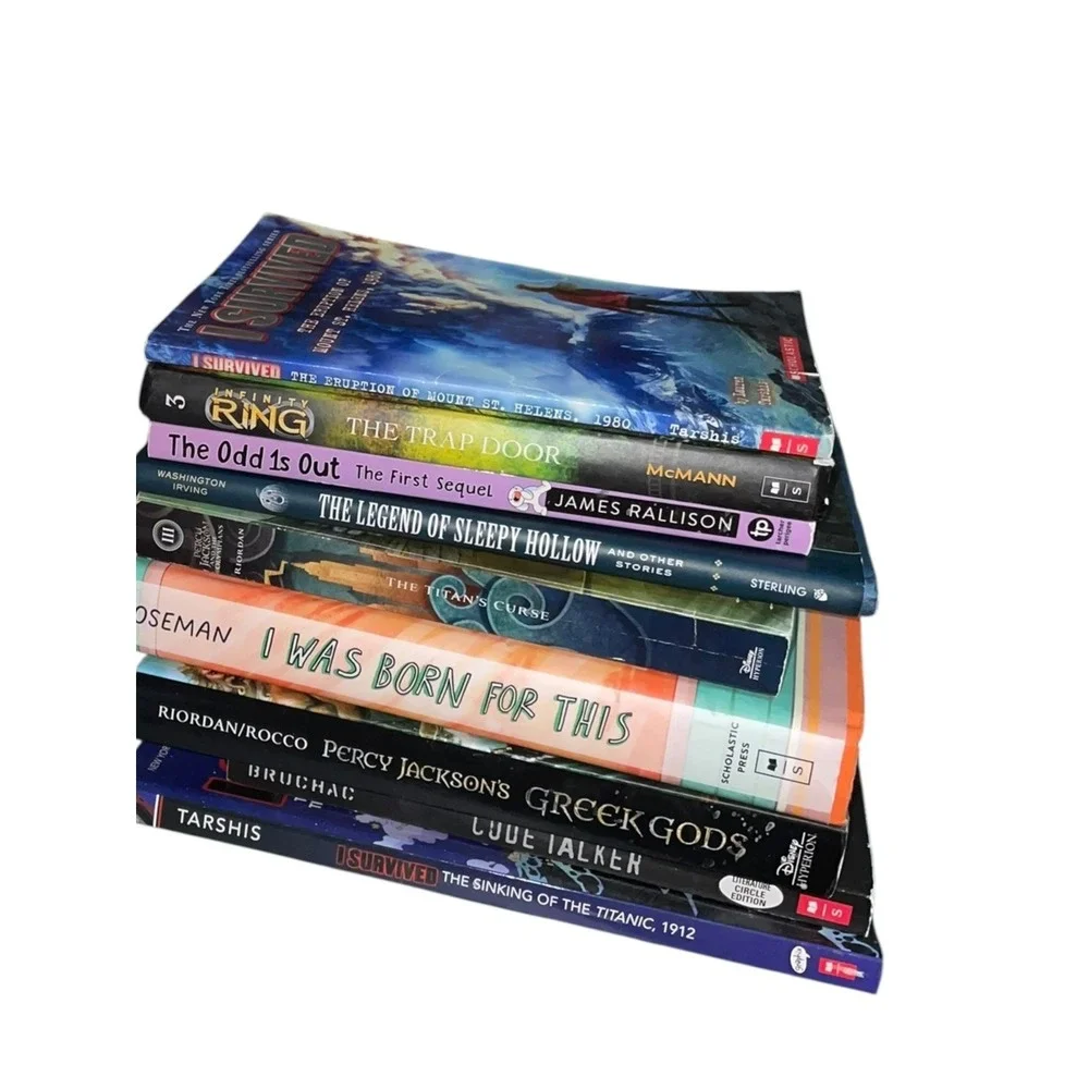 YA Book Lot Heartstopper Percy Jackson I Survived Rebel Girls 10‎ Books